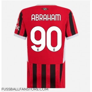 AC Milan Tammy Abraham #90 Replik Heimtrikot Damen 2024-25 Kurzarm